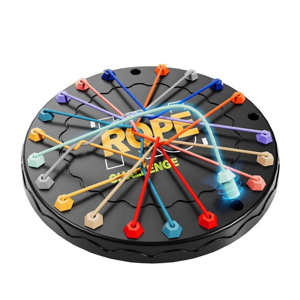 لعبة تحدي الحبال للكبار والأطفال – لعبة جماعية للتركيز والسرعة